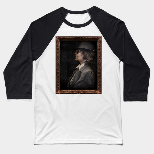 Elizabeth “Polly” Gray - Frame Baseball T-Shirt by vickytoriaq